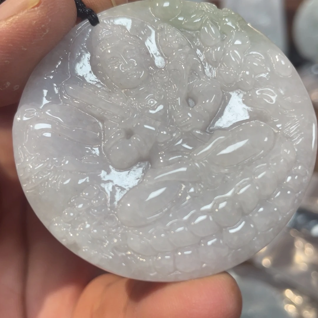 翡翠未镶嵌颈饰天然缅甸A货翡翠