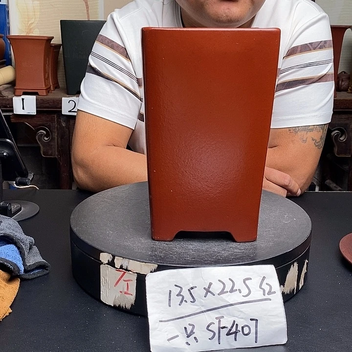 紫砂花盆货号一只SF407