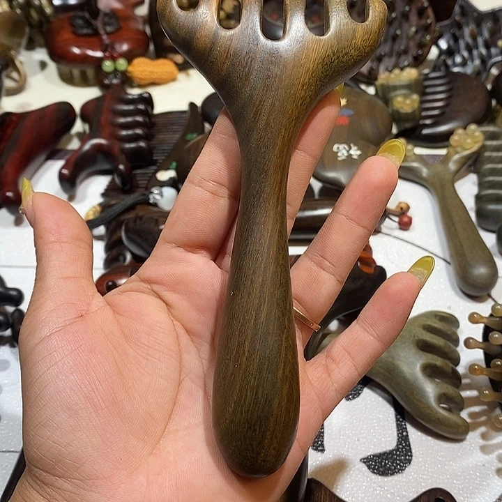 ご***︶绿檀六齿耙子鹿角