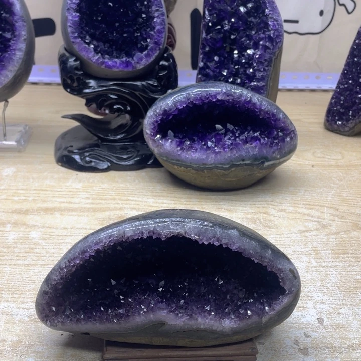 未镶嵌珠宝半成品紫晶@*后