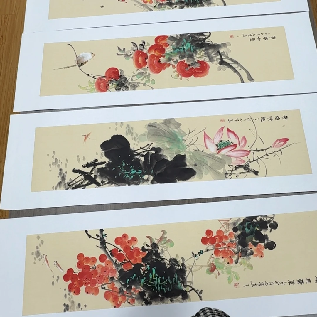 国画国画作品山水花鸟