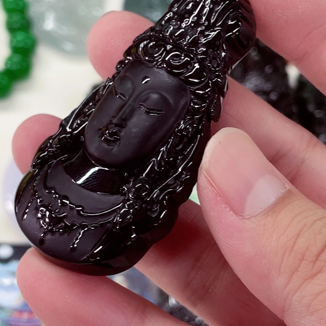 翡翠未镶嵌颈饰先鉴后发一物一证