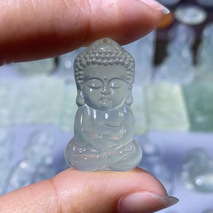 岫玉未镶嵌吊坠吊坠