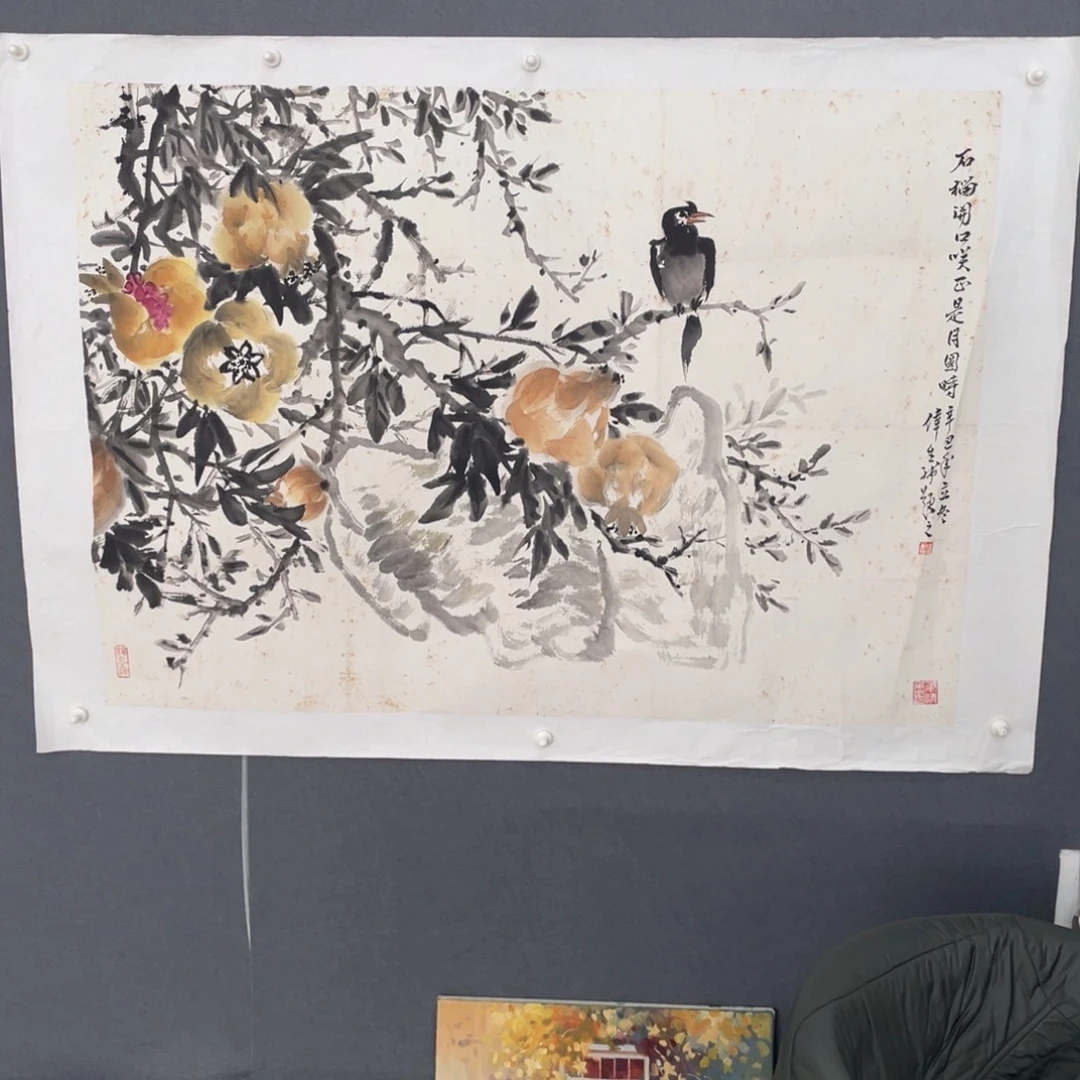 国画何伟生老师绘画