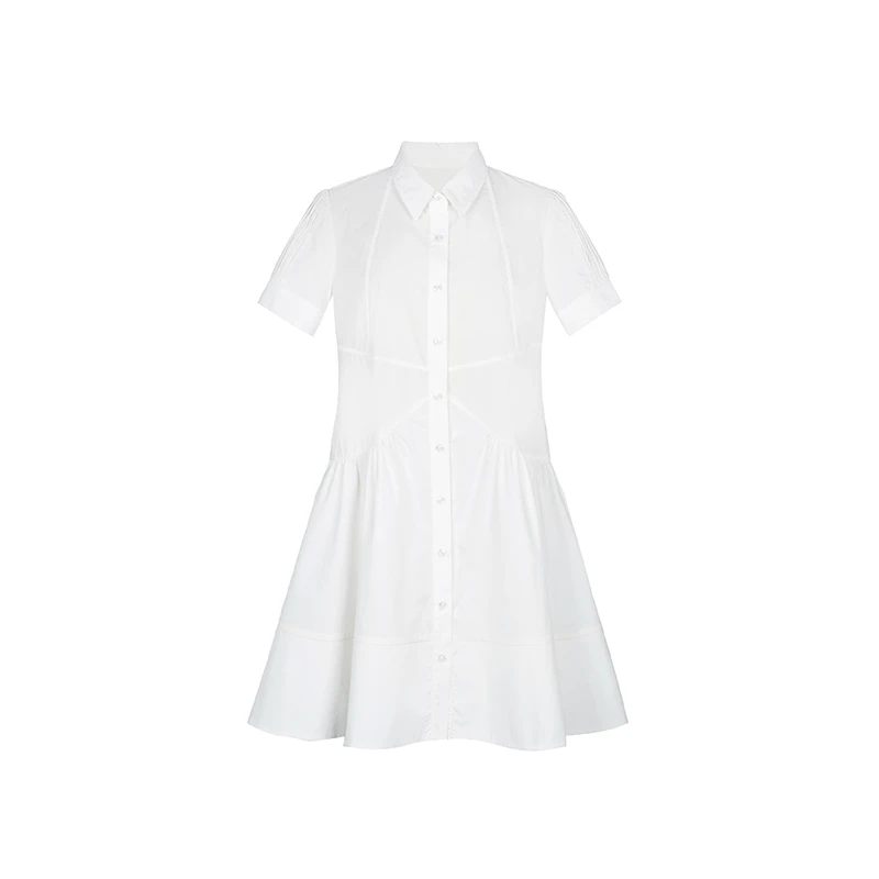 【直播专享】商场同款夏季新品时尚A版衬衫连衣裙N196B42861
