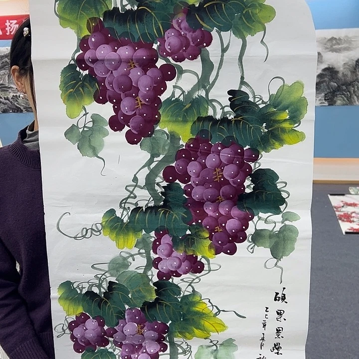 国画手绘国画作品