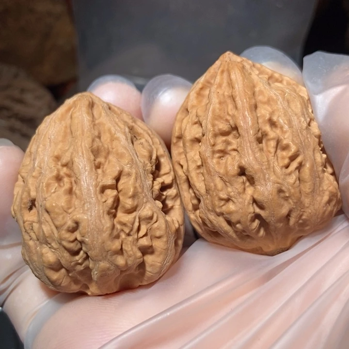文玩核桃把件东北楸子小雪节148