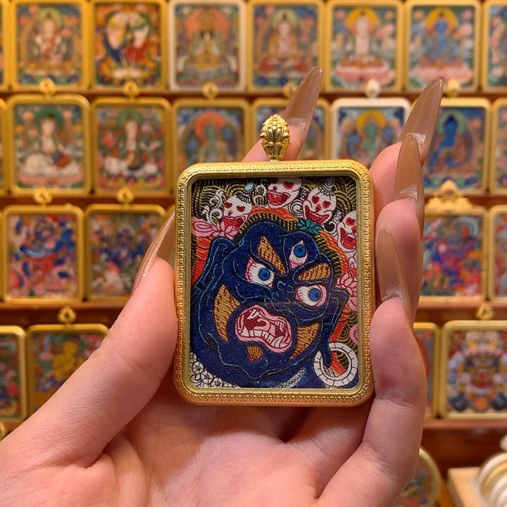 吊坠般若唐卡非遗传承