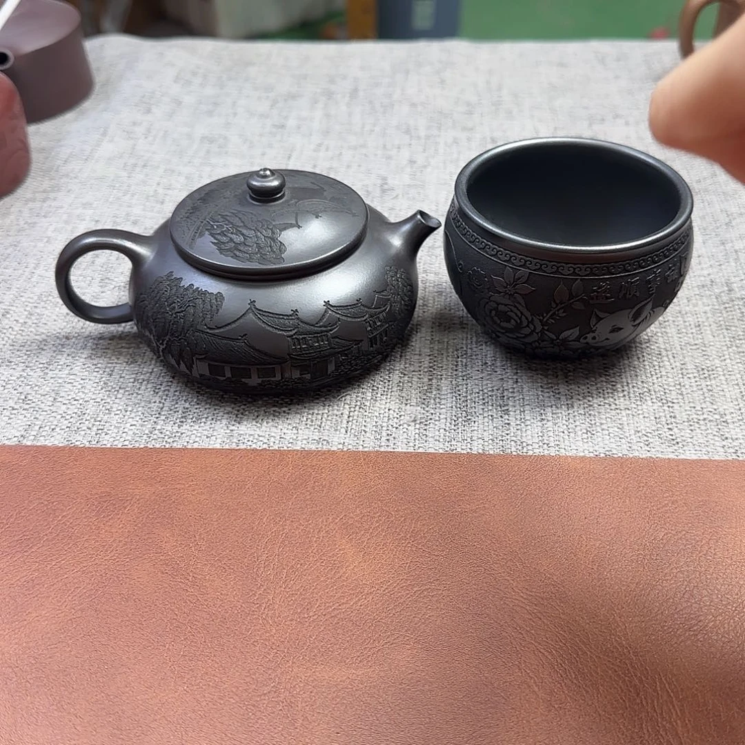 茶壶紫砂民间手艺人全手工制作