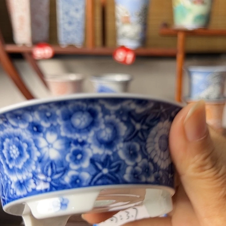 墨奈手绘陶瓷花盆