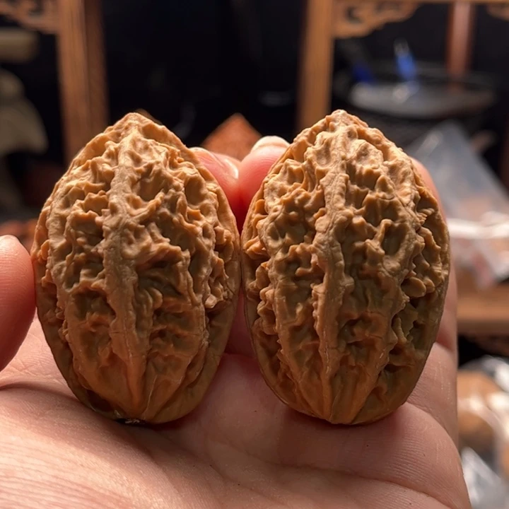 把件文玩核桃楸大胖46瑕疵