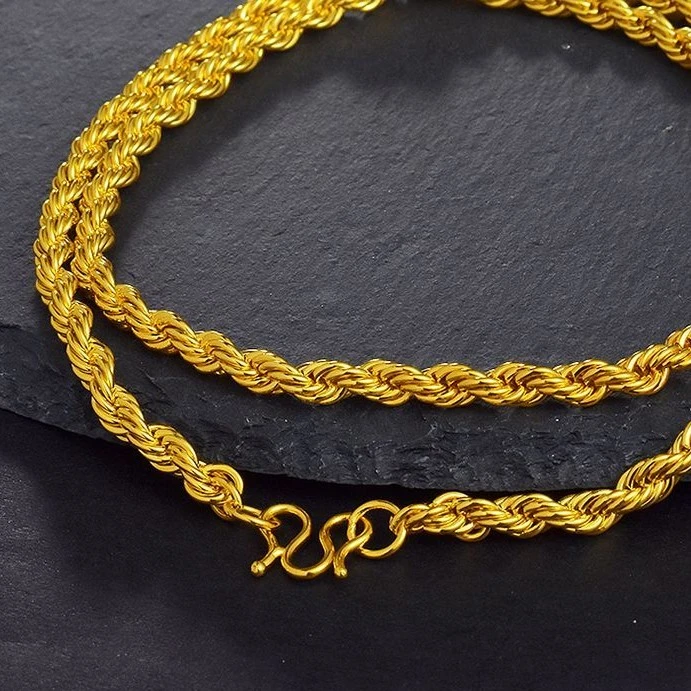 999古法实心优品定制送礼佳选麻花辫