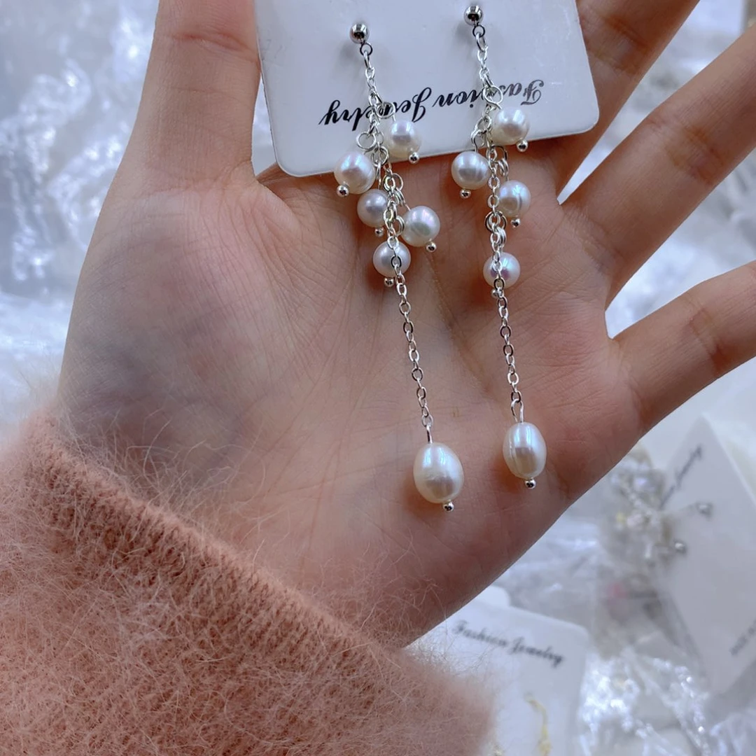 颈饰合金淡水珍珠