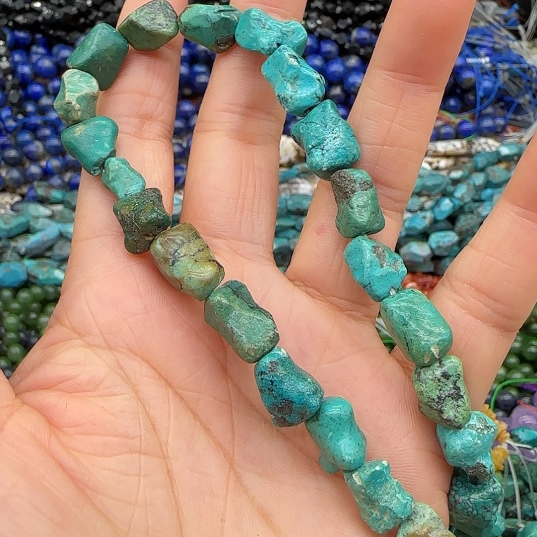 玛瑙/玉髓合金珠宝半成品瓷绿8-10mm拍两79发一条