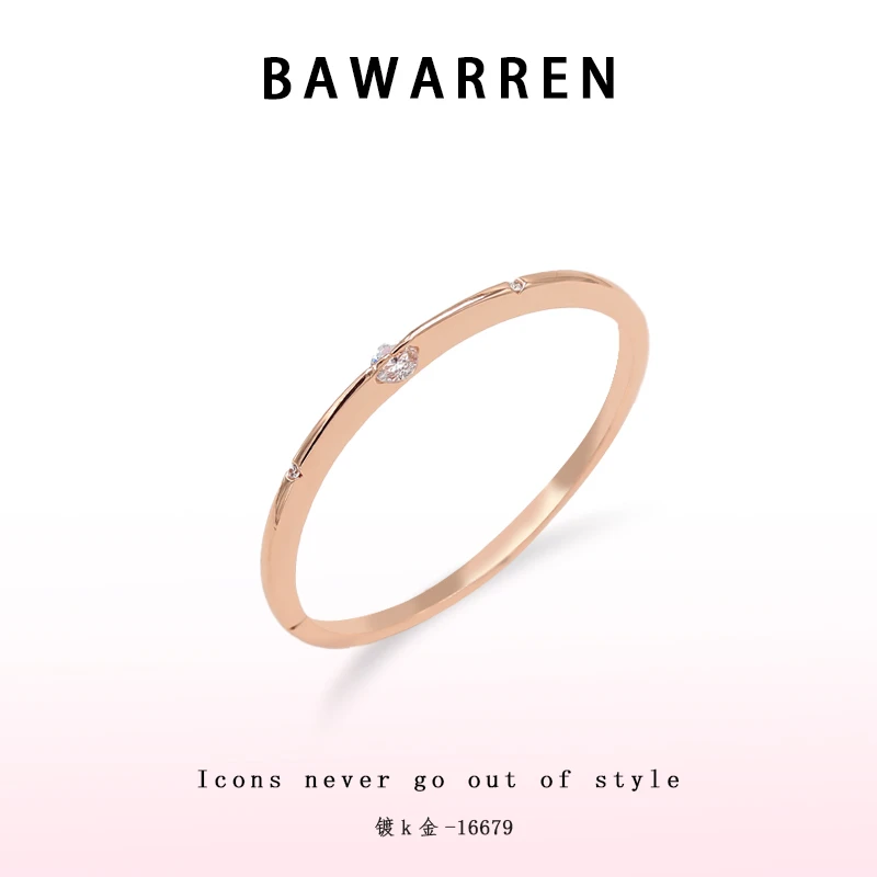 Bawarren 16679-【行星】手镯轻奢简约时尚百搭