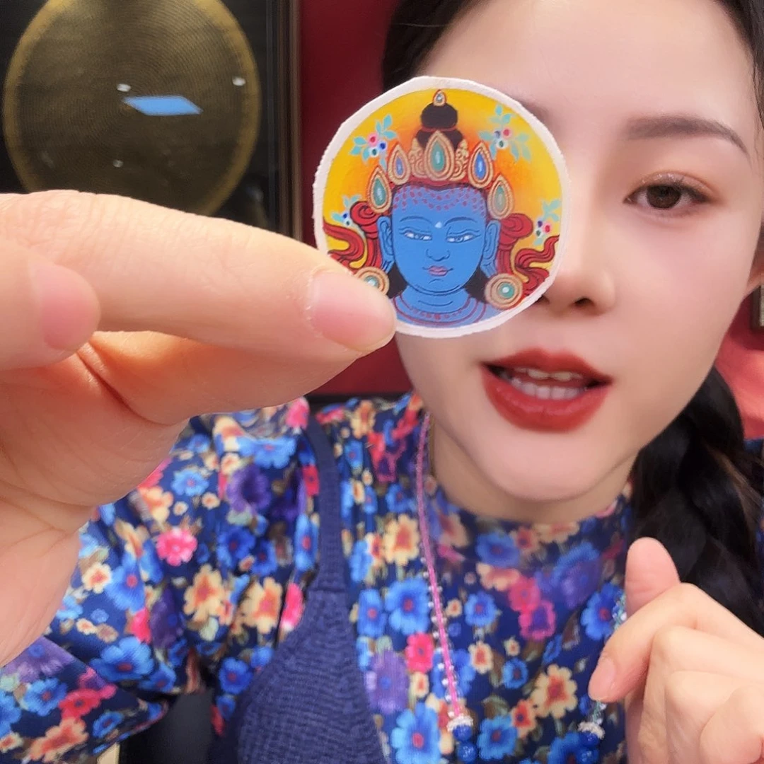 装裱画断**使大势至不带壳子的