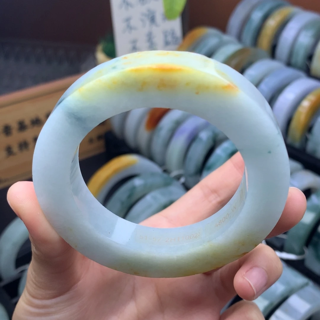 未镶嵌手镯定制翡翠定制不退不换