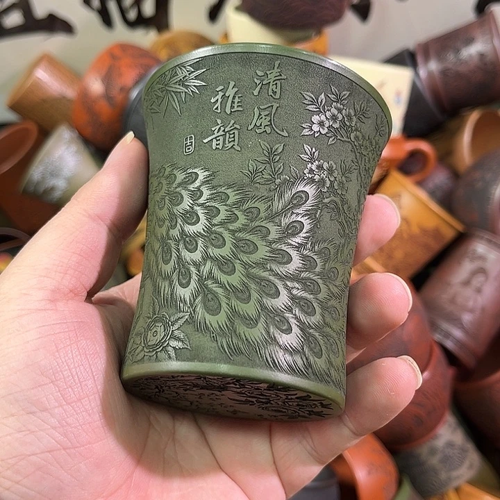 茶杯紫砂全手工紫砂主人杯