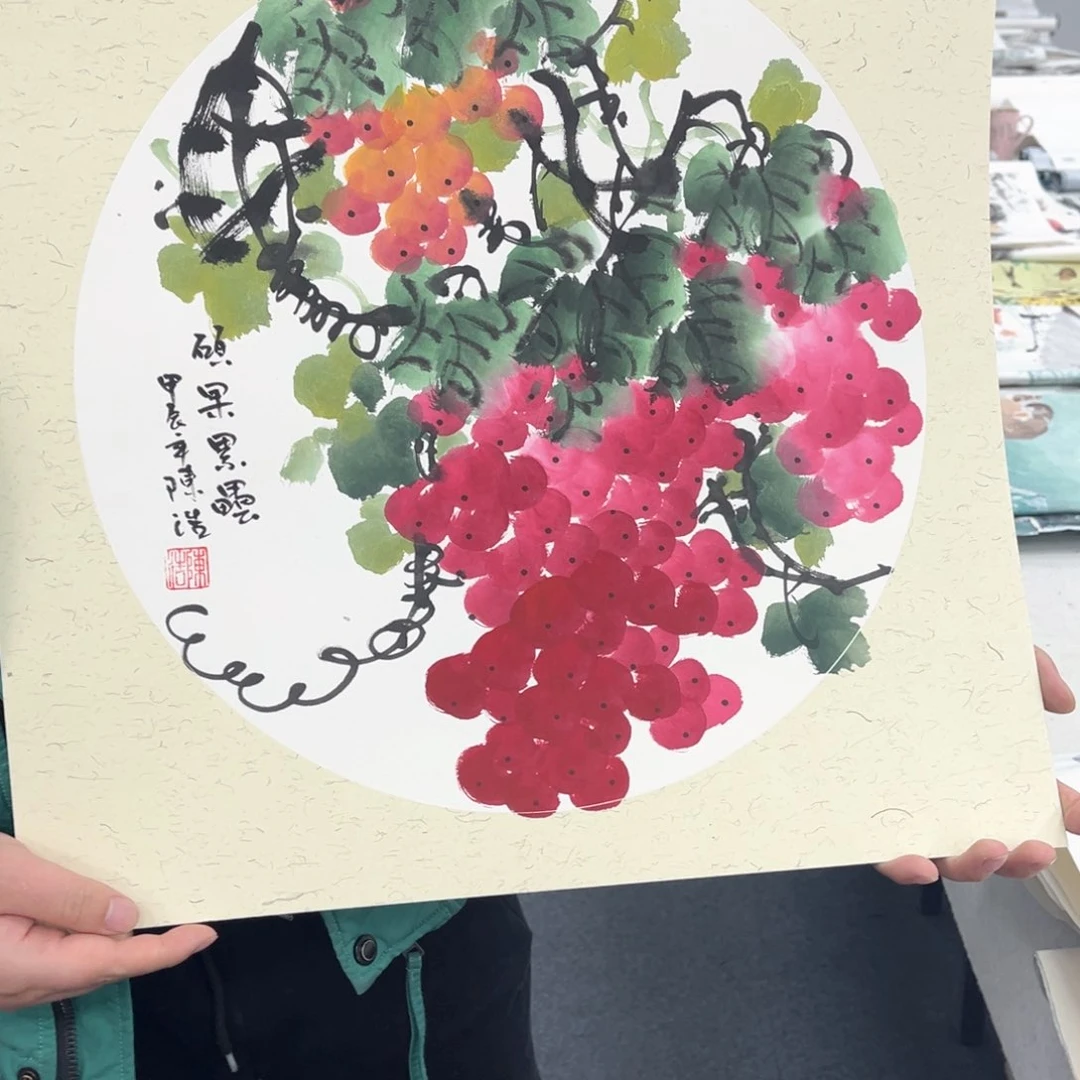国画宣纸纯手绘字画