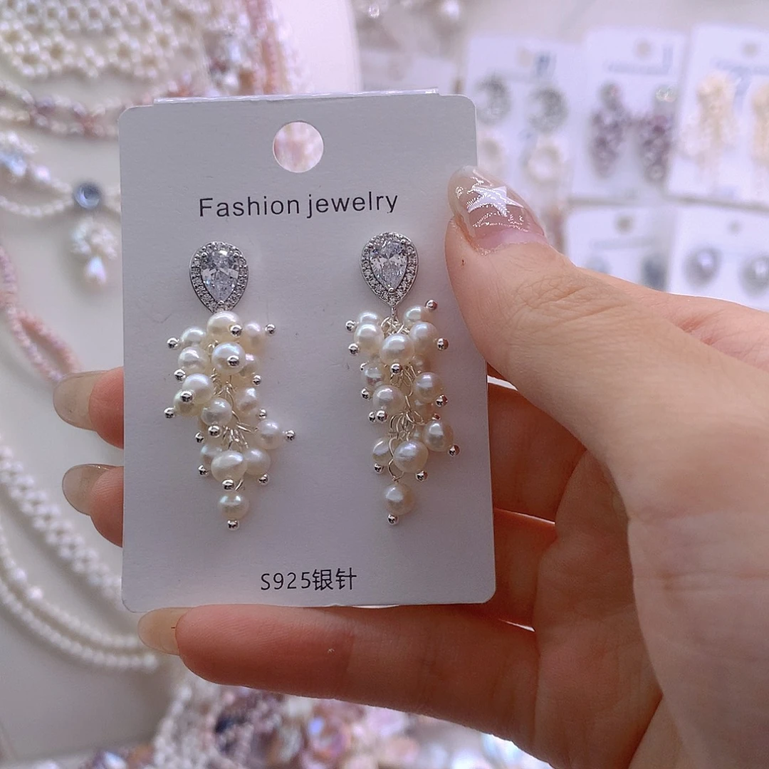 平***️耳环淡水珍珠未镶嵌