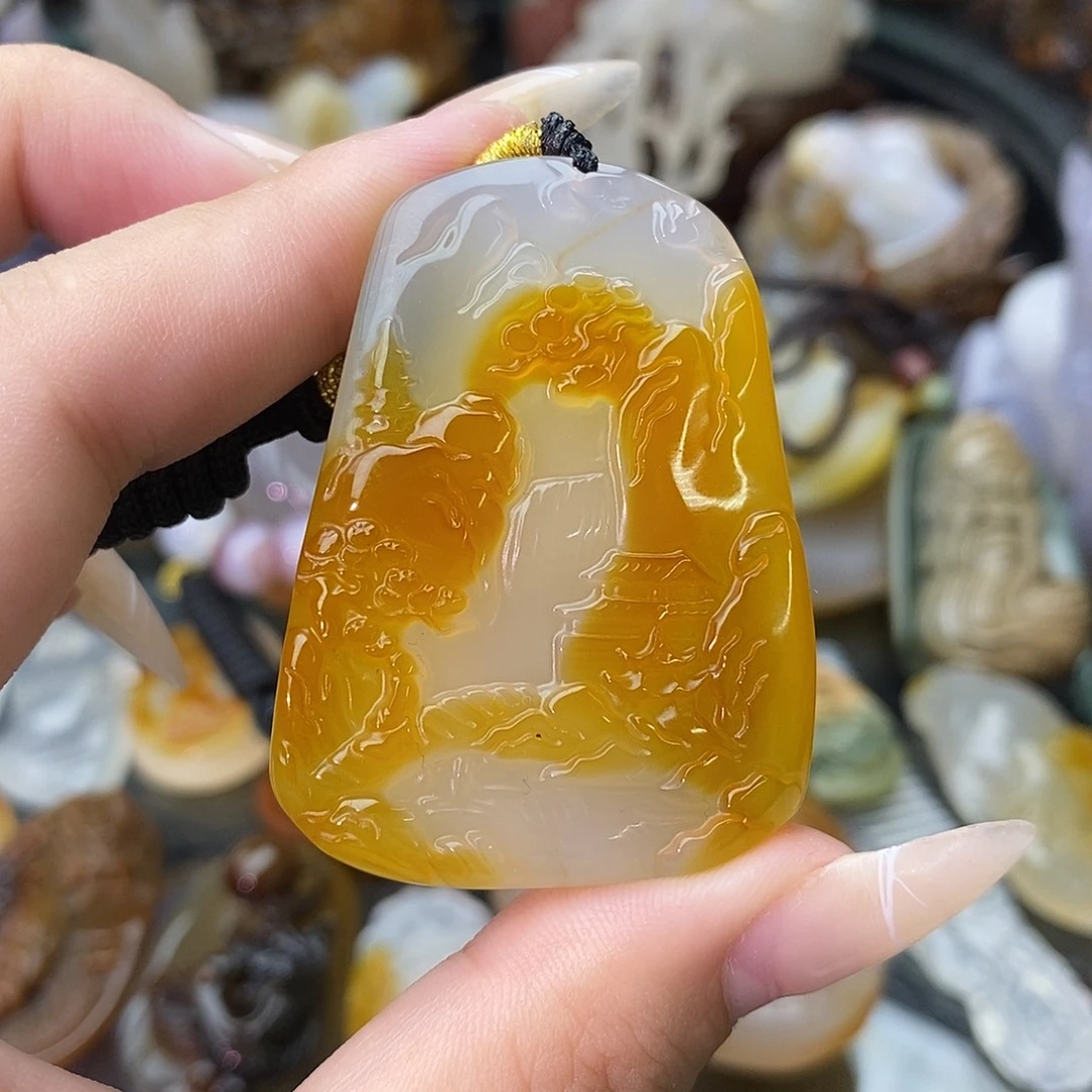 玛瑙/玉髓未镶嵌颈饰