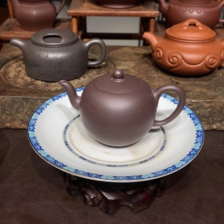 茶壶紫砂天青封釉140容量