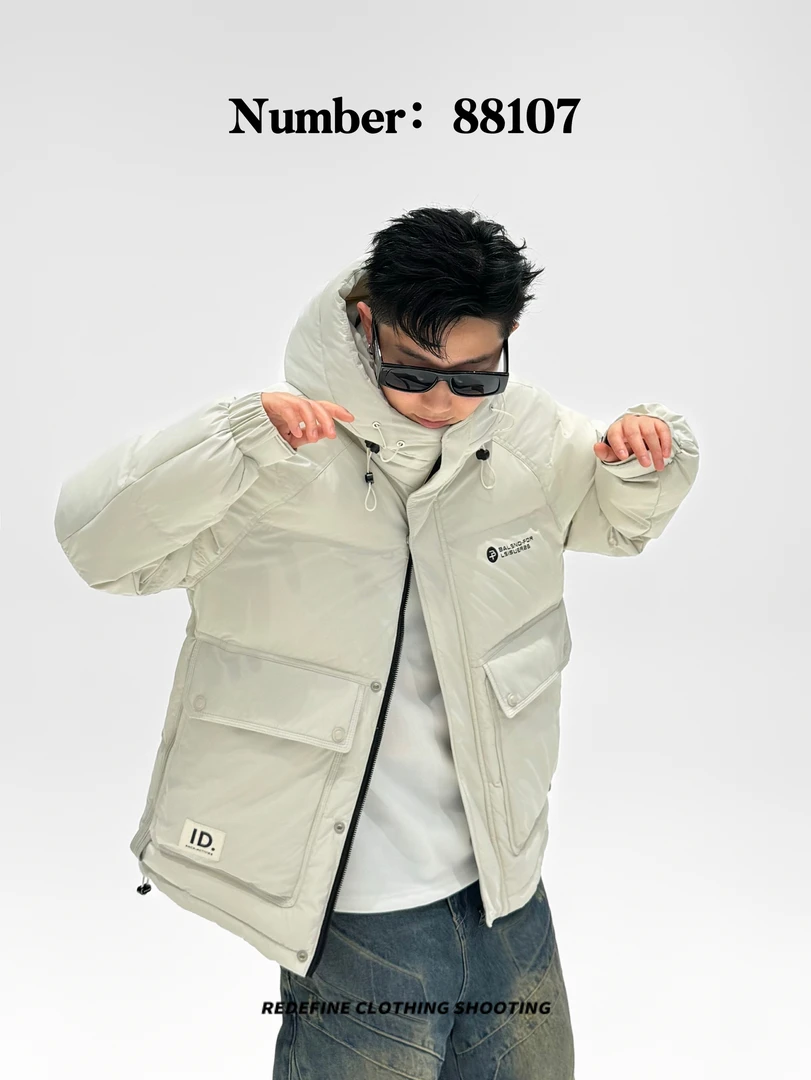 *88107#冬季工装户外防寒百搭情侣保暖（无水洗标）外套-非标