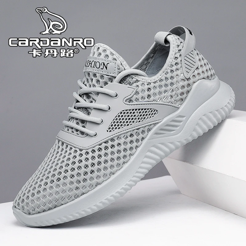 意大利卡丹路网面鞋男夏季透气薄款镂空运动网鞋男士休闲运动潮鞋