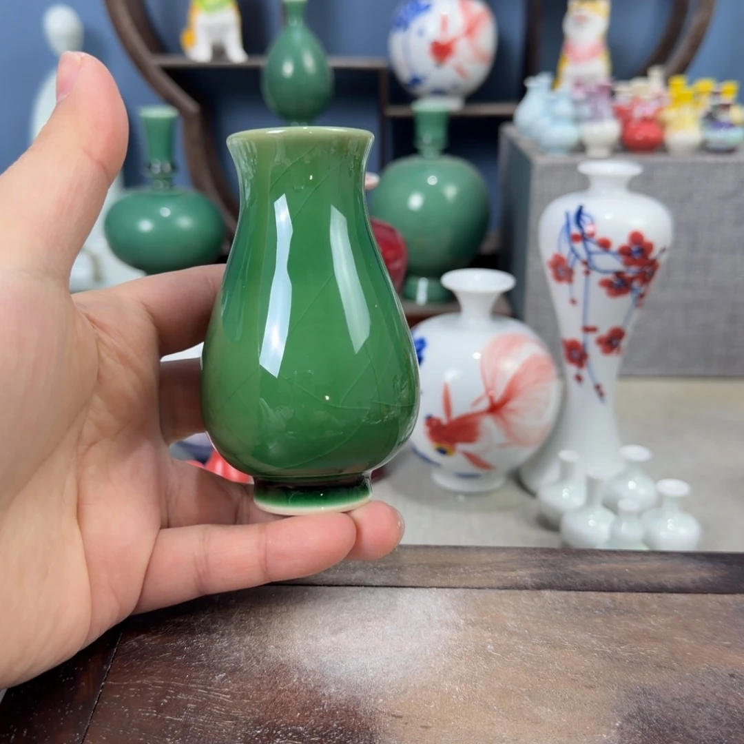 陶瓷手工小花器摆件