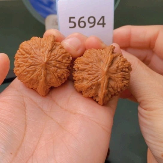 把件文玩核桃洋*鱼137狮子头5694
