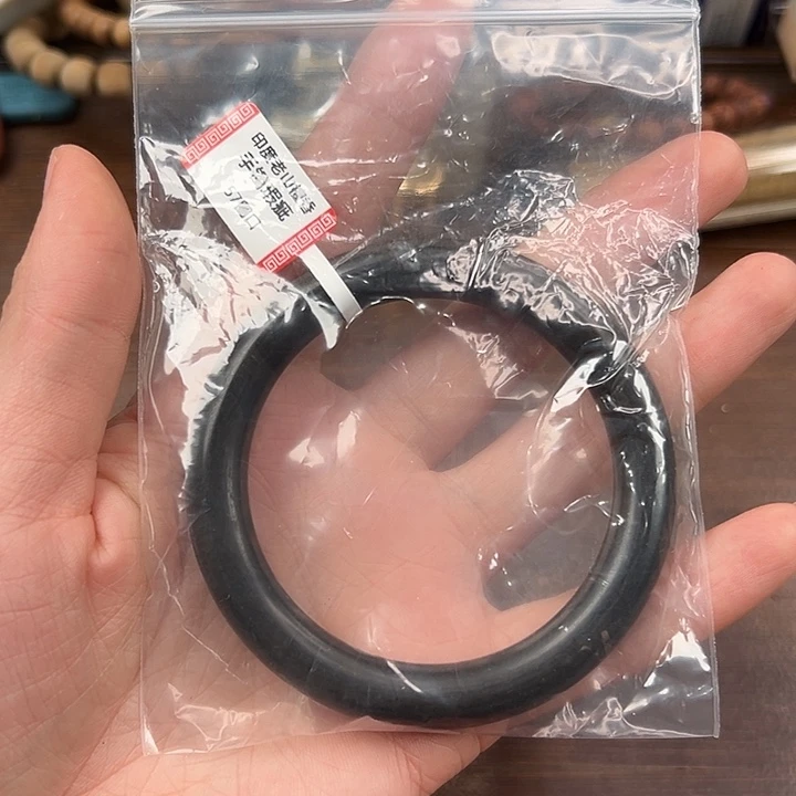 *****檀香木其他57圈口阴沉沉水瑕疵