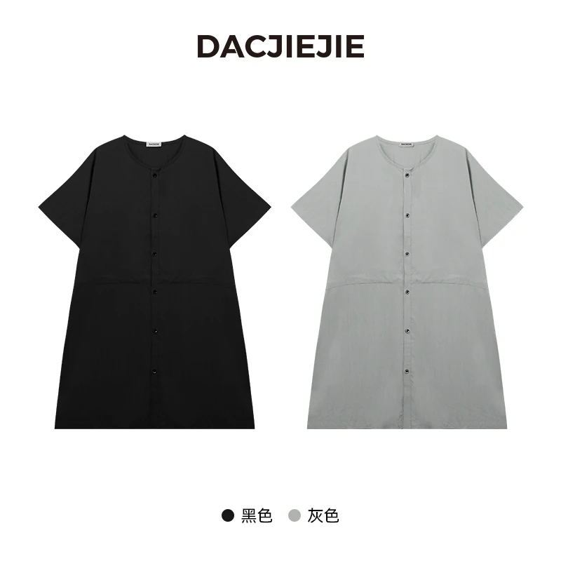【薄款连体裙】宽松连衣裙夏季显瘦休闲气质女装休闲时尚黑色设计感