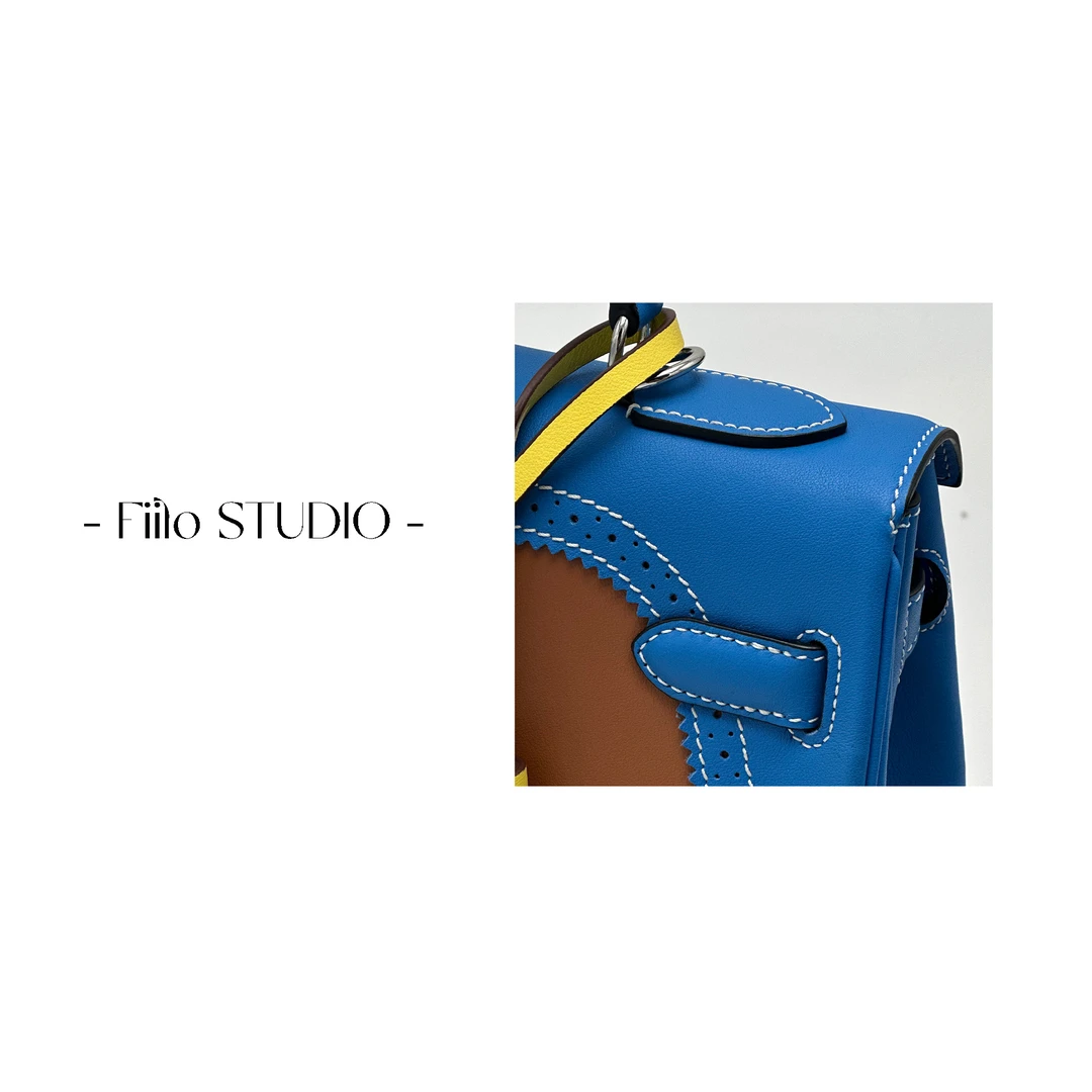 【Fiilo菲洛】T103水妖兰经典凯- 蕾丝边真皮牛皮时尚手提单肩包