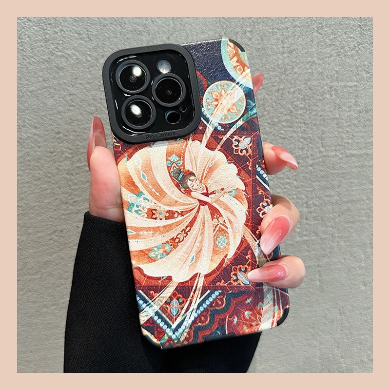 适用于苹果16华为/oppo/vivo梦回长安手机壳国风流行硅胶防摔新款