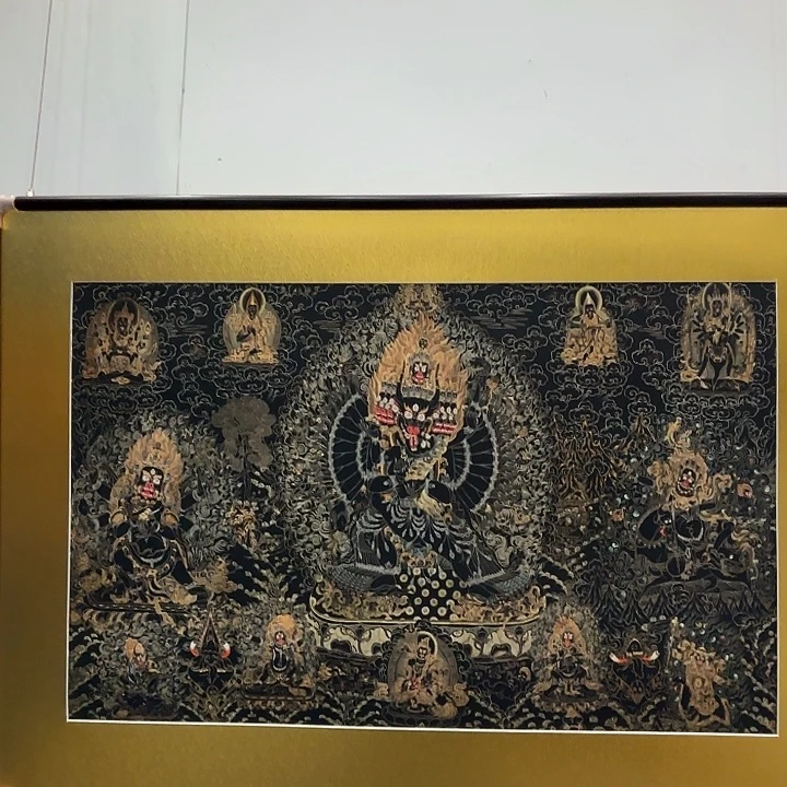 卷轴画唐卡作品展品