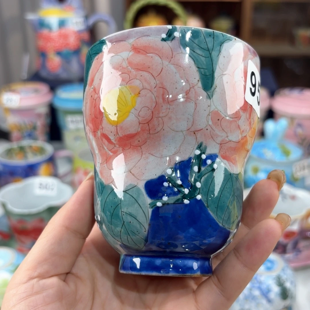 景德镇手绘高温釉下彩陶瓷茶具