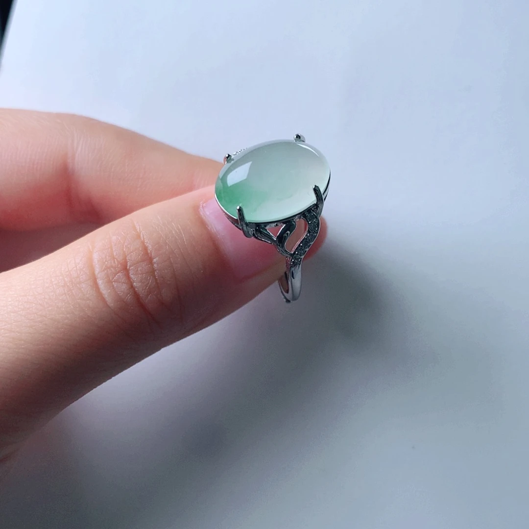 石英质玉未镶嵌戒指