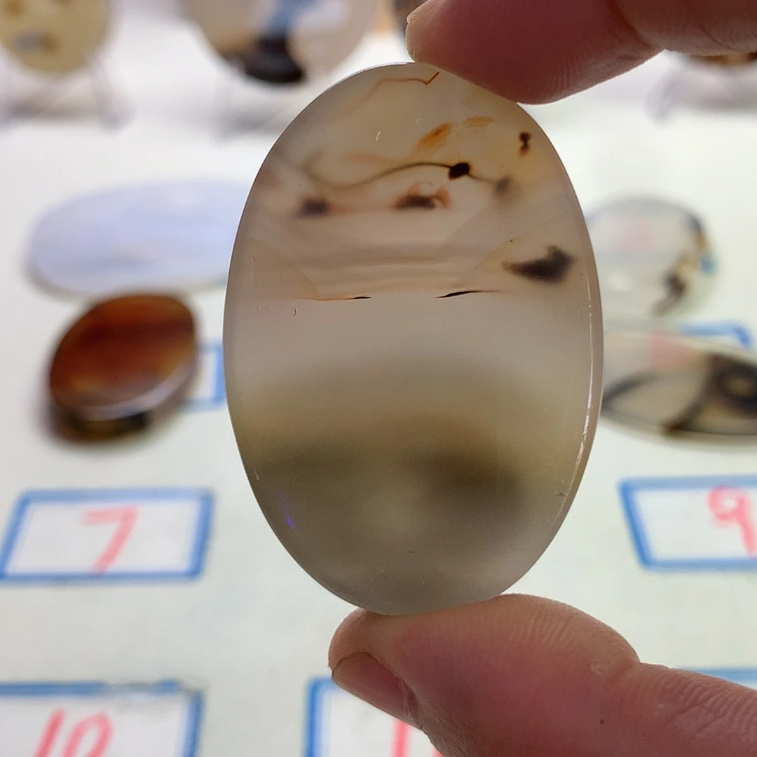 未镶嵌玛瑙/玉髓珠宝半成品