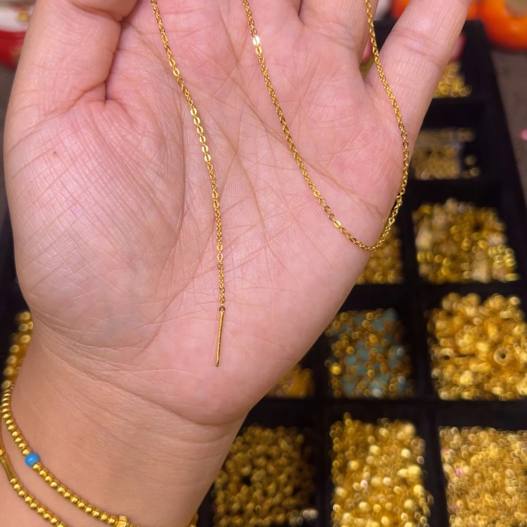 合金万能项链0字链