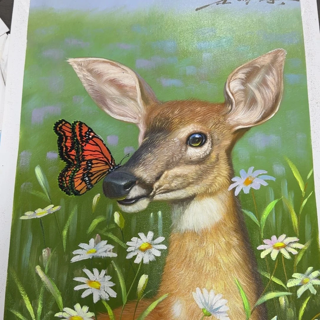 油画你在我心里是个