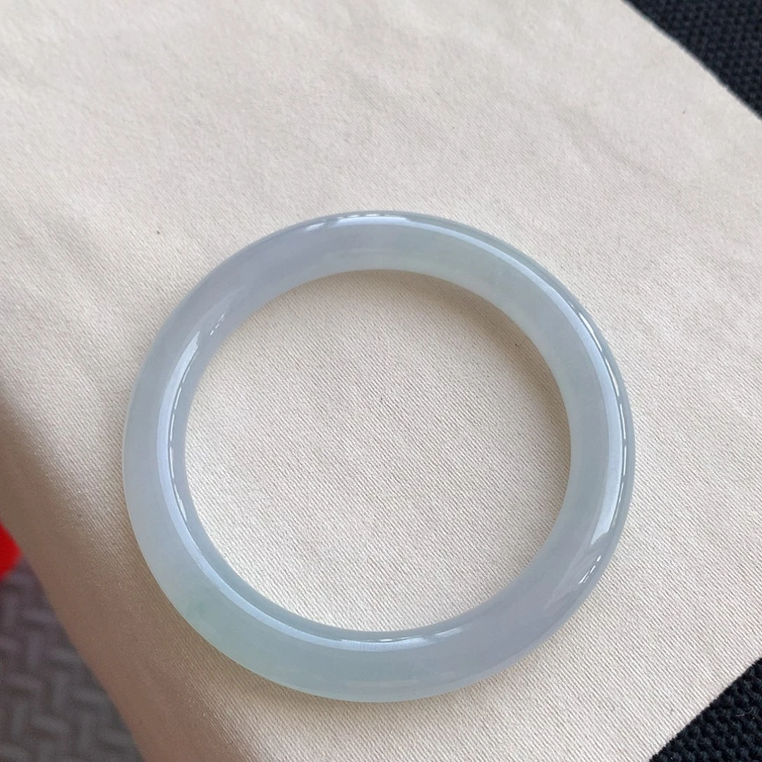 翡翠未镶嵌手镯3号54