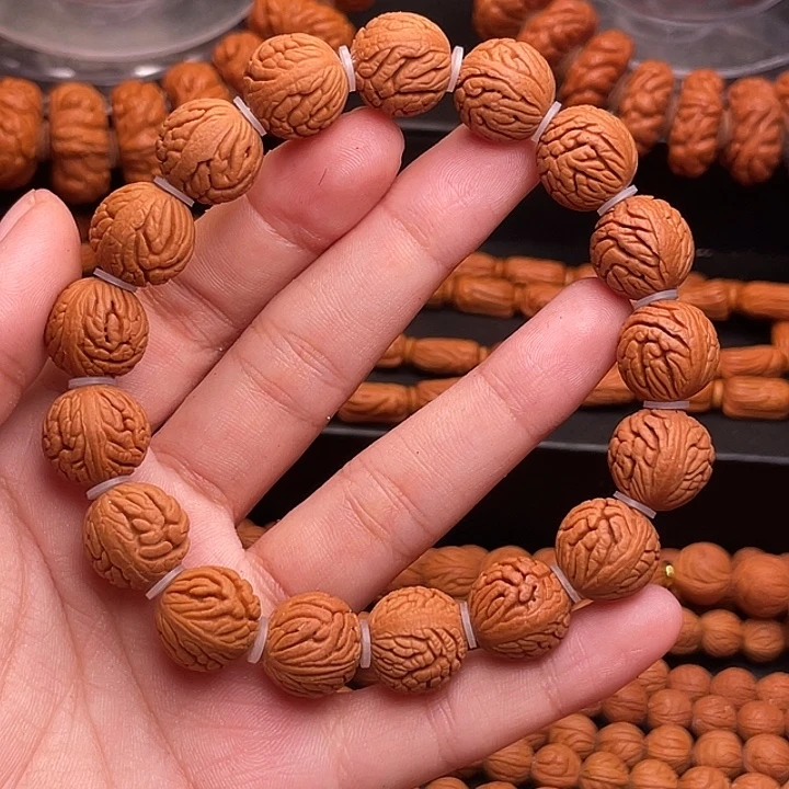 手串桃核精品绣球手串1.5