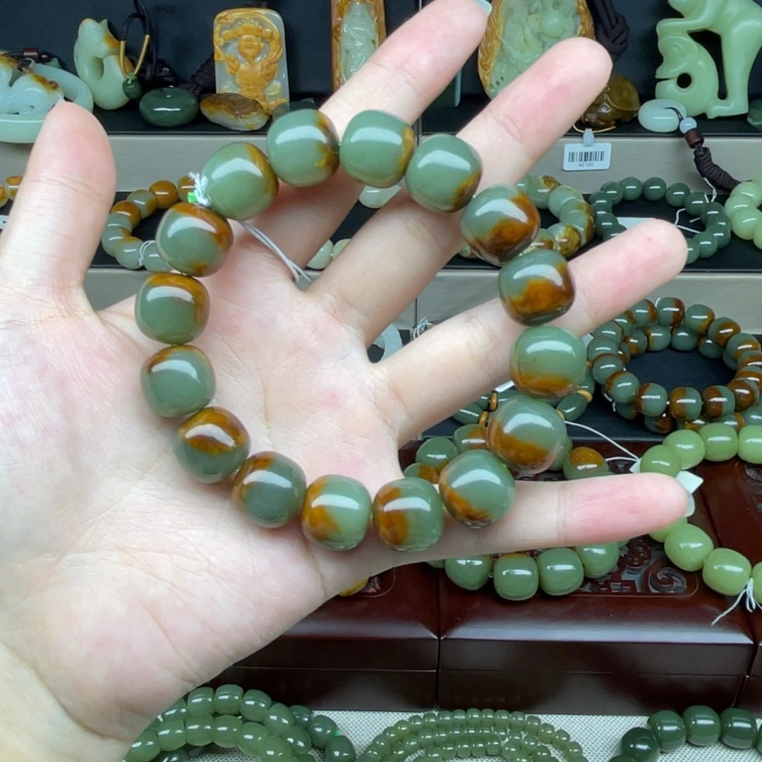 和田玉（糖玉）未镶嵌手链