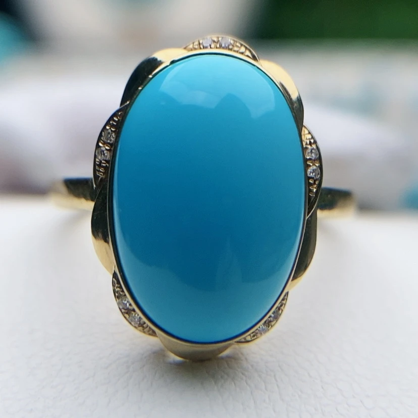 【闪购商品】绿松石配饰18K金镶嵌