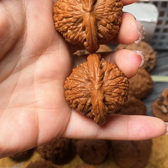 吊坠文玩核桃白狮子