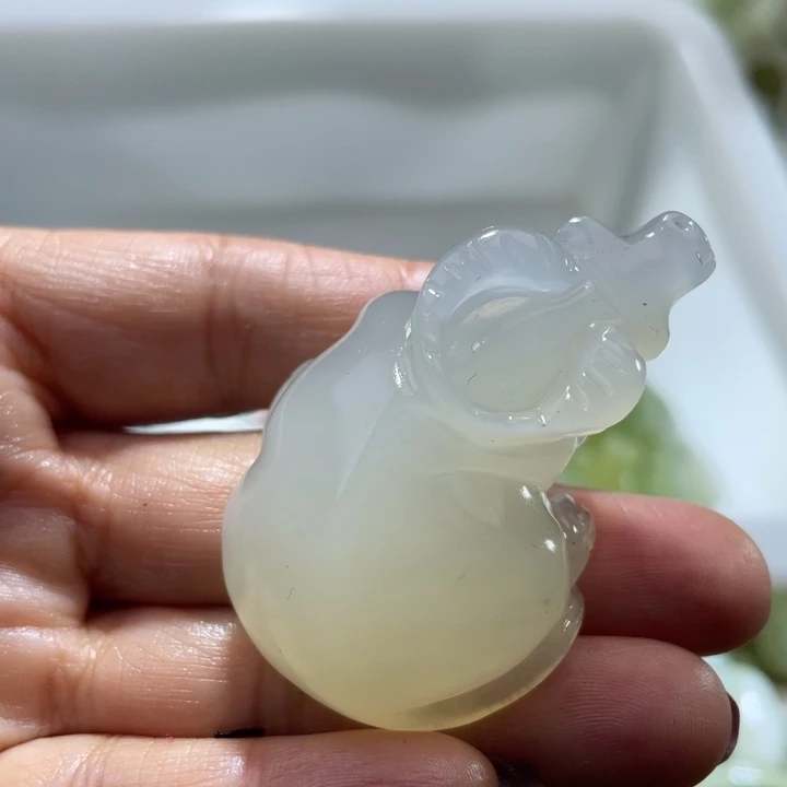 岫玉未镶嵌手把手把