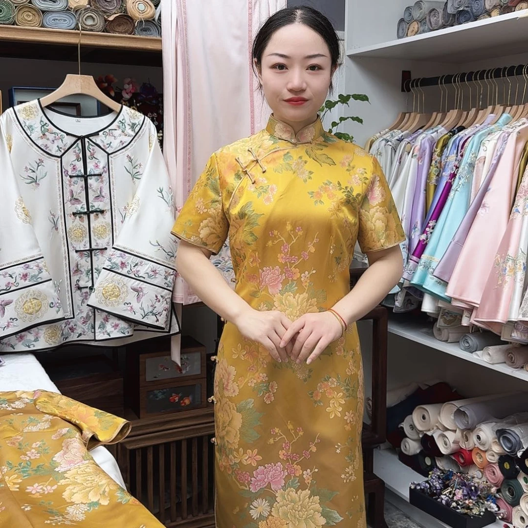 特炸旗袍旗袍胸围102裙长119