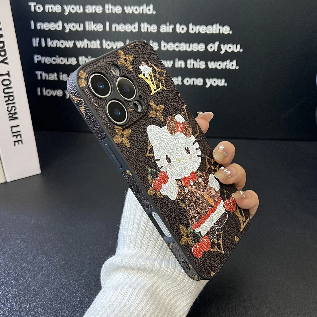 KT猫唐老鸭新款适用苹果16promax手机壳iphone15轻奢14防摔13老花