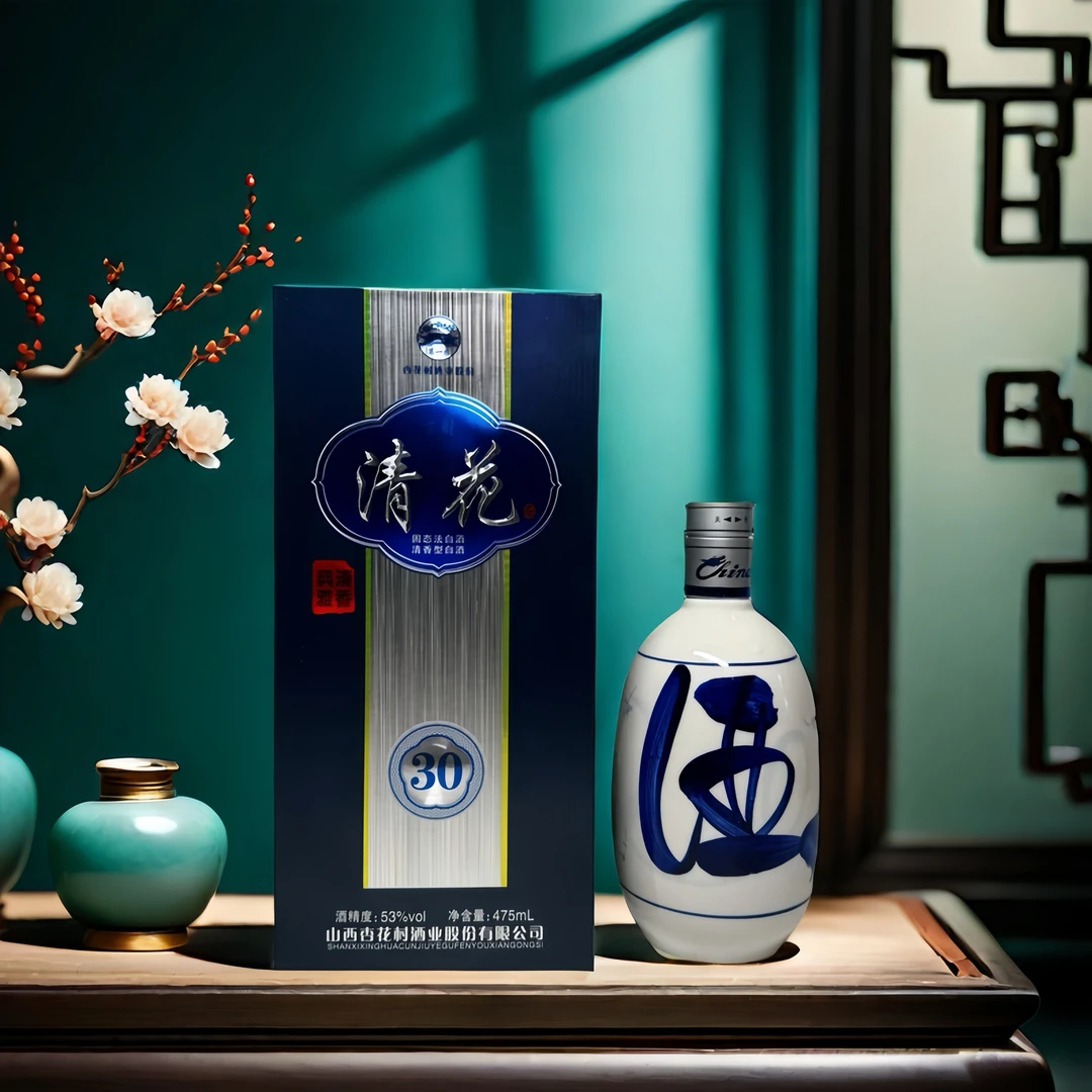 第一园第一园百财清花30  53度清香型白酒475ml53%Vol475