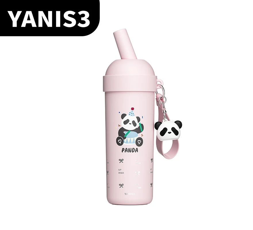 Yanis3Y3斜杠胖达保温杯